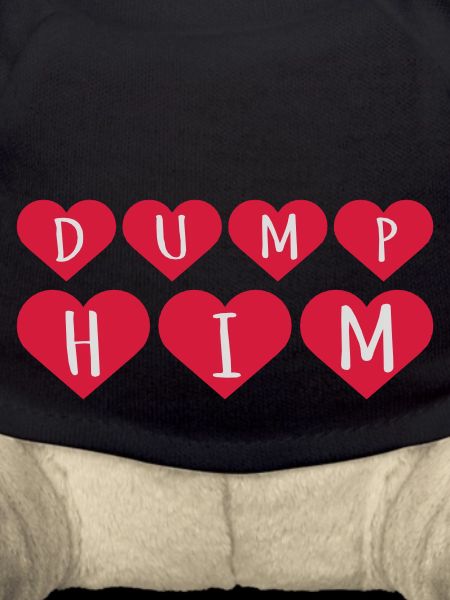 dump him quote logo