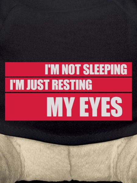 im not sleeping Quote