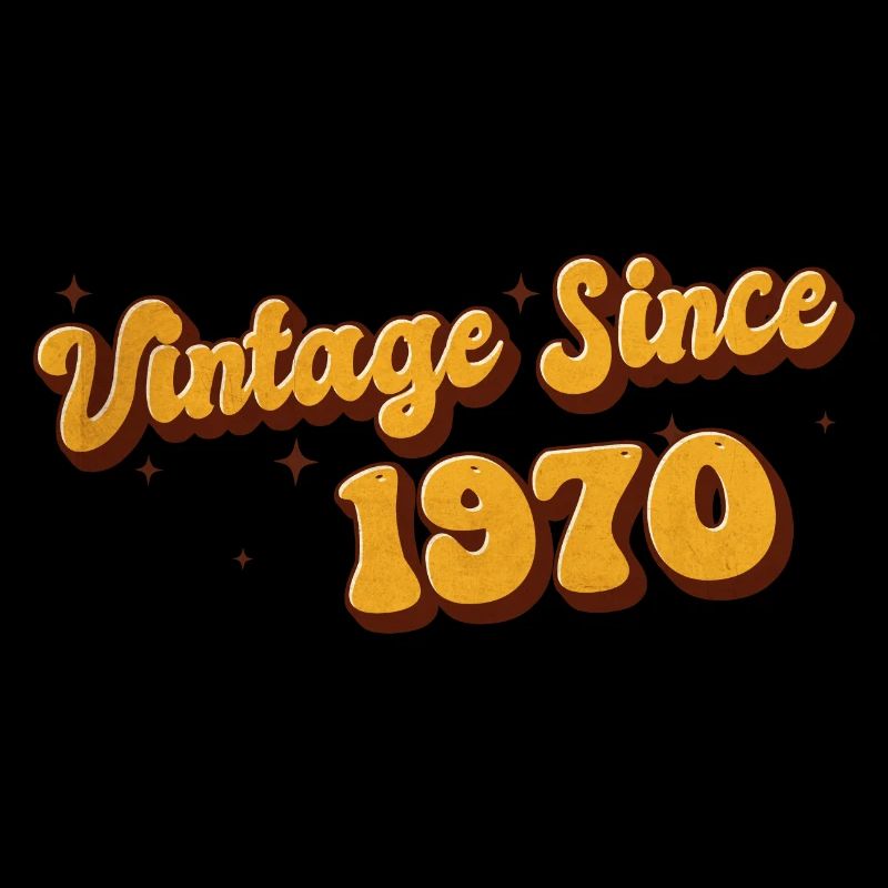 Vintage since 1970 53 Years Old - Groovy 53rd