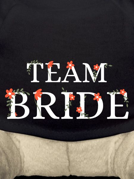 Floral bridle team