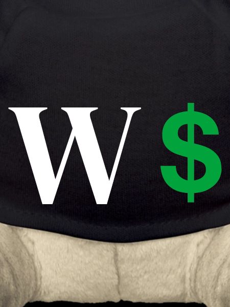 Letter w dollar