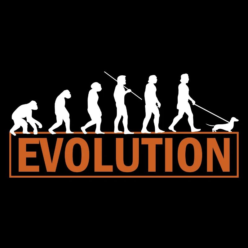 Dachshund Evolution Dachshund Teckel gift idea