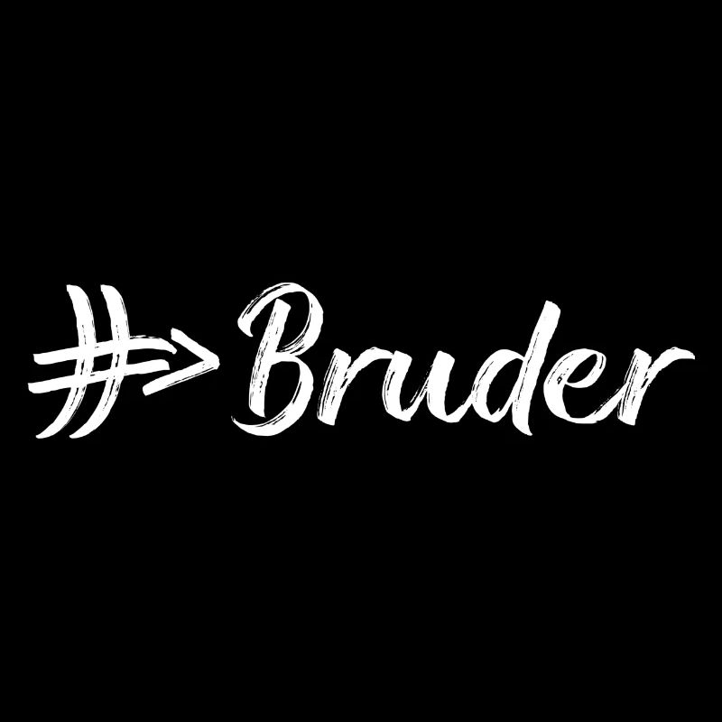 Bruder # Hashtag Rautenpfeil