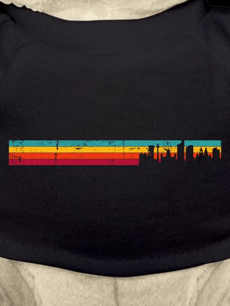 Liverpool skyline retro