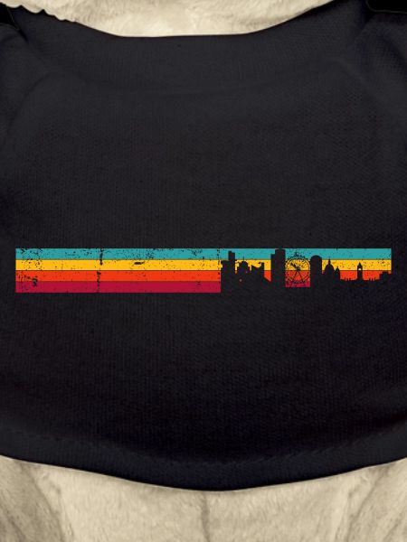 Sunset Skyline Stripes