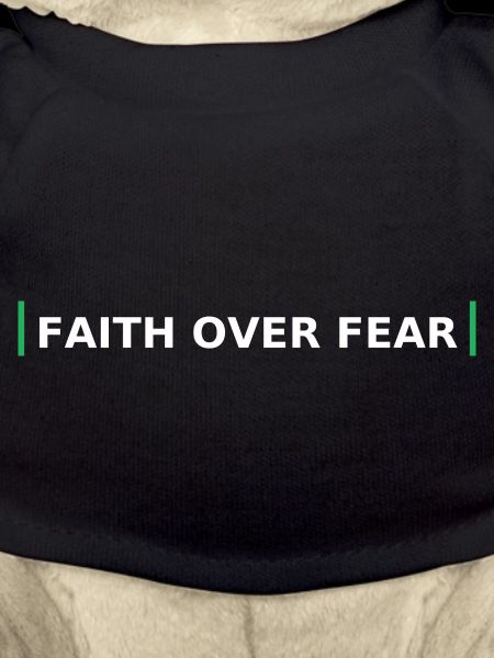 Faith Over Fear Bold Lettering