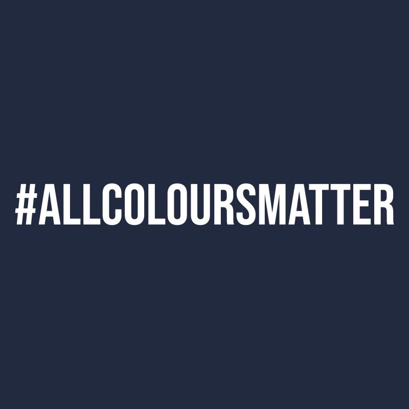 Hashtag Toutes les couleurs comptent Dire Déclaration