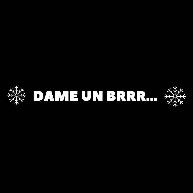Lady and brrr snowflake reggaeton winter funny