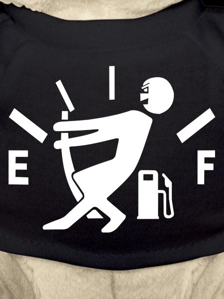 Empty fuel gauge