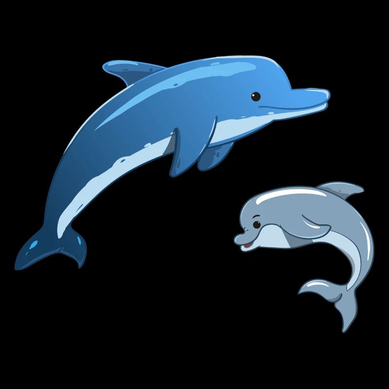 Cute dolphins
