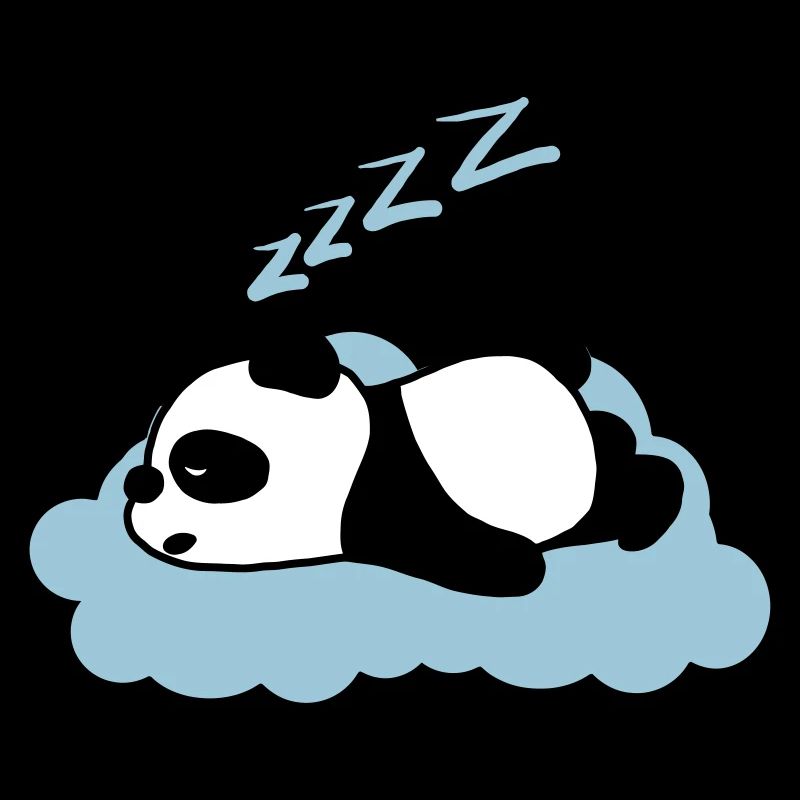 Panda endormi