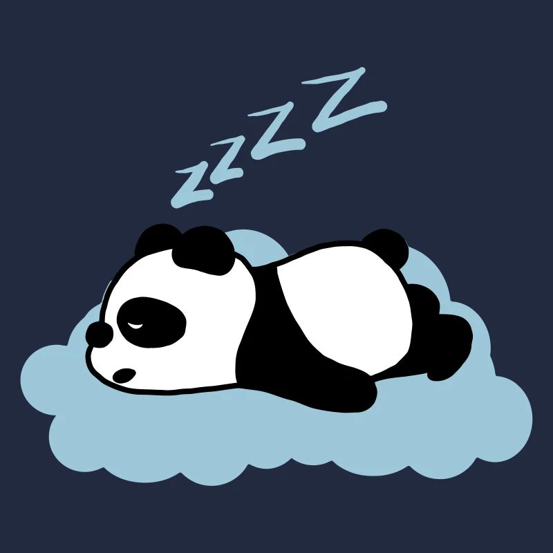 Panda endormi