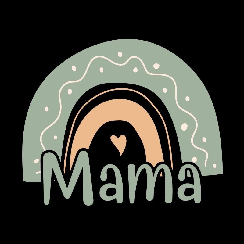 mama pastel arc-en-ciel amour