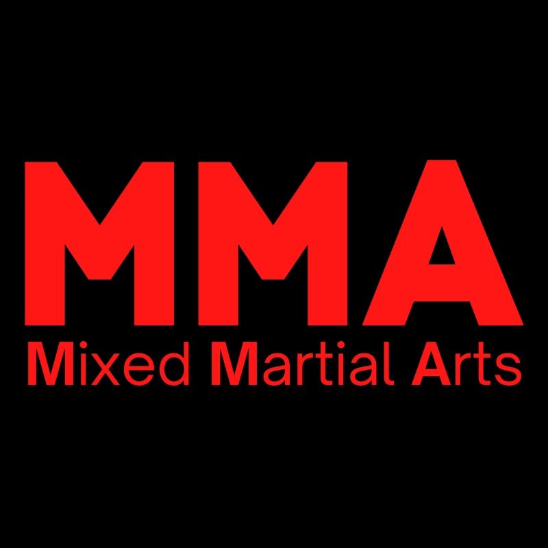 MMA Mixed Martial Arts (in red letters)