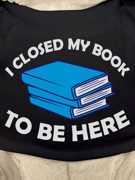 I closed my book