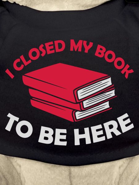 I closed my book