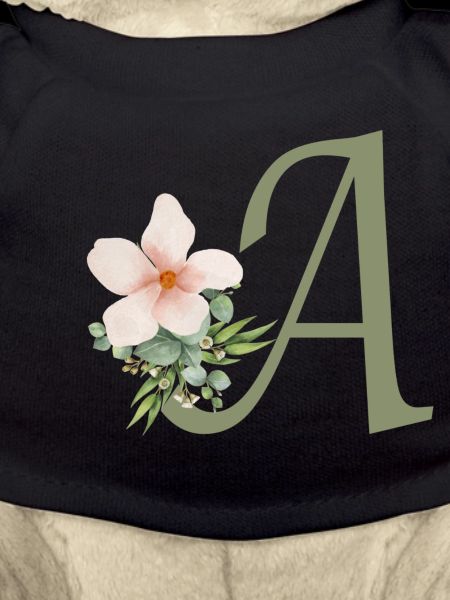 Buchstabe A mit Blume