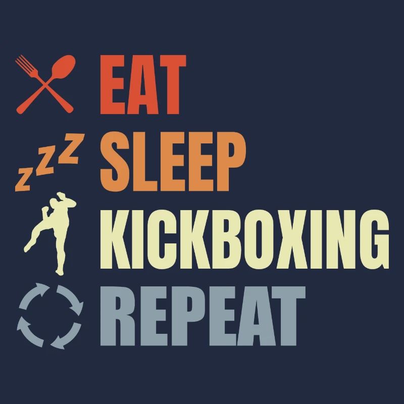 Eat Sleep Kickbox Repeat