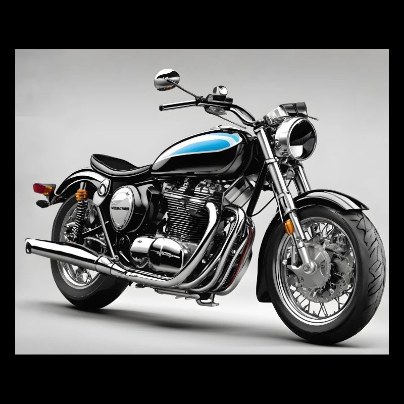 Elegantly British - Retro Style Motorcycle