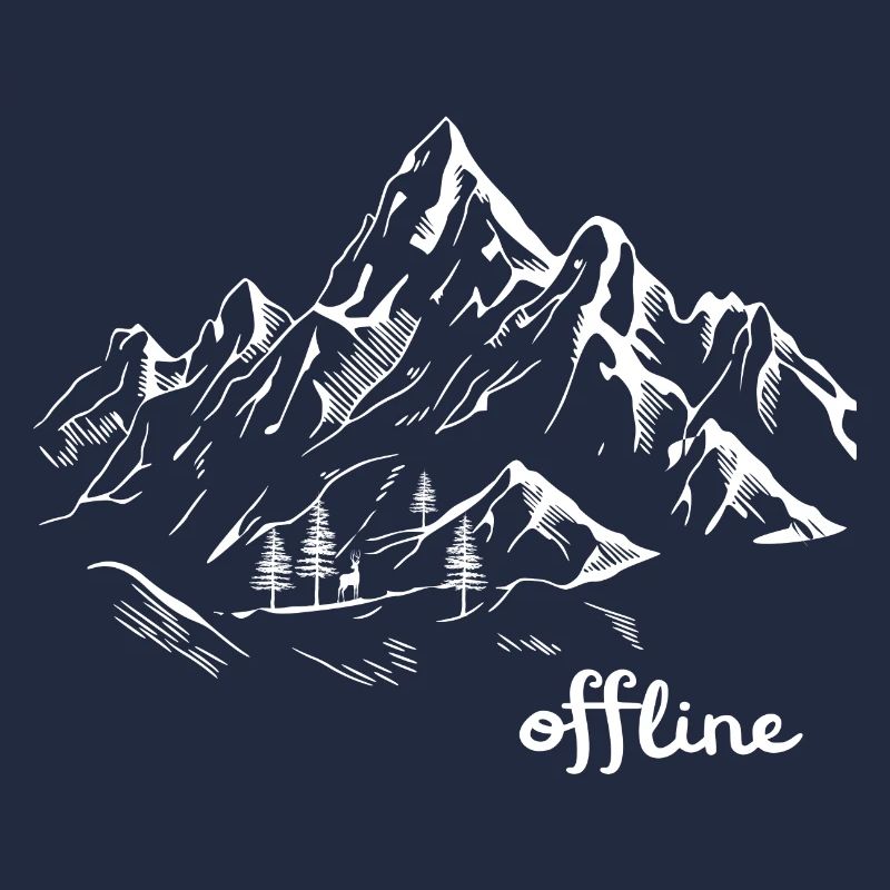 offline mountain landscape hike