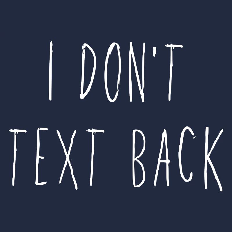 Je ne réponds pas par SMS