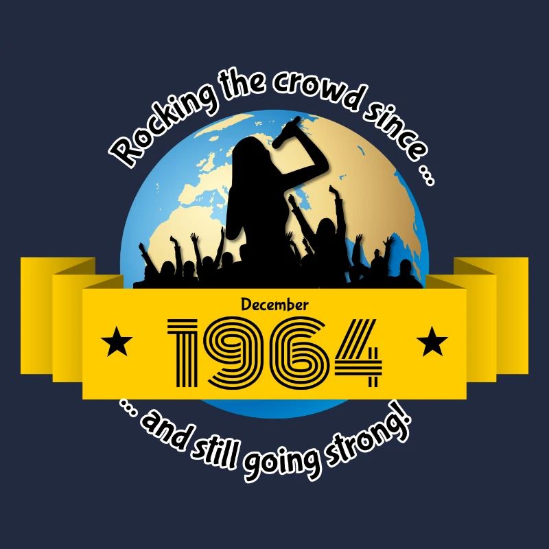 60. Geburtstag Rocking the crowd since 12/1964
