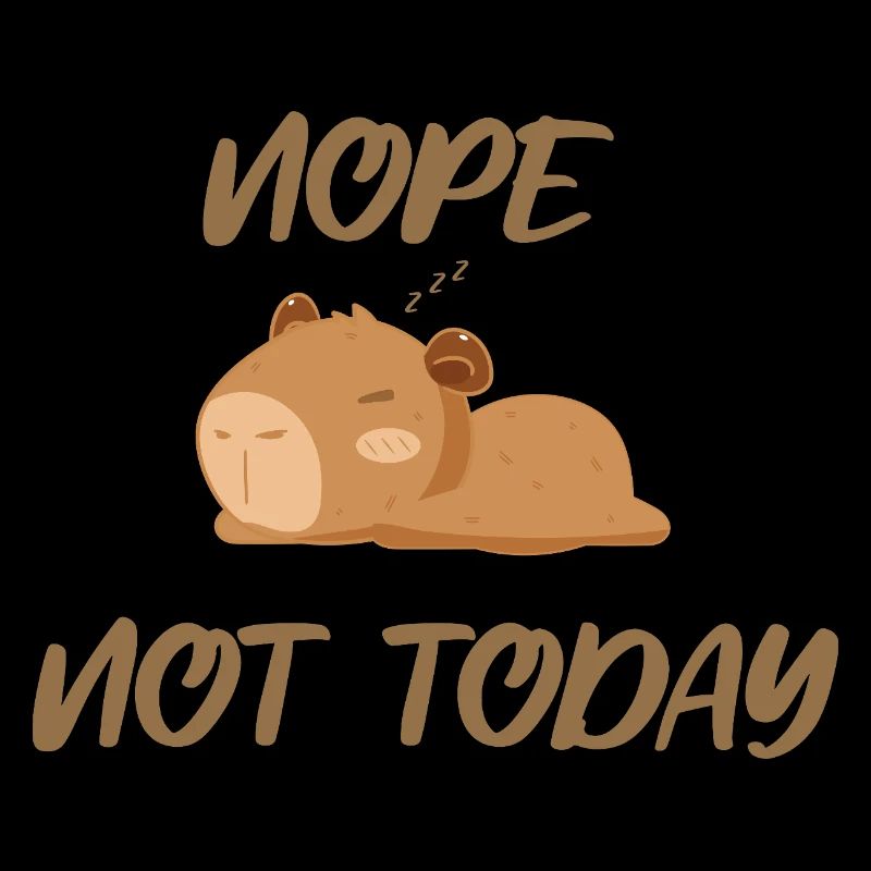 Non, pas aujourd’hui capybara
