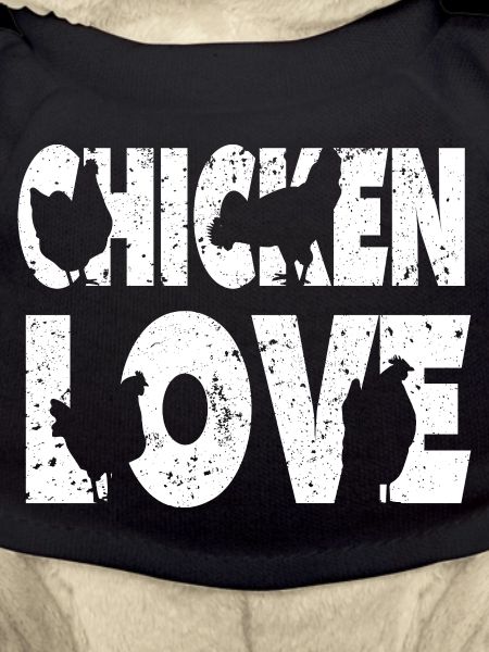 Chicken Love Graffiti Design