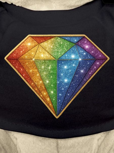 Regenbogen Glitzer-Diamant