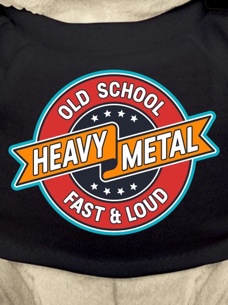 Old School Heavy Metal Badge