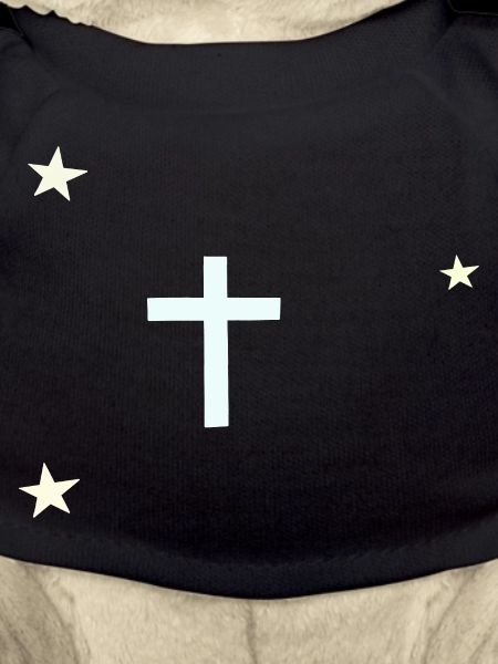 Celestial Cross with Stars