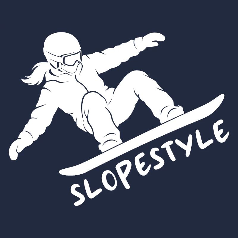 Slopestyle Snowboard Action Geschenk