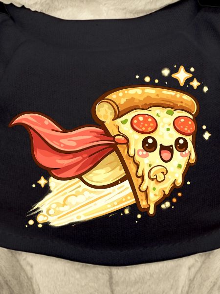 Pizzaheld mit Cape