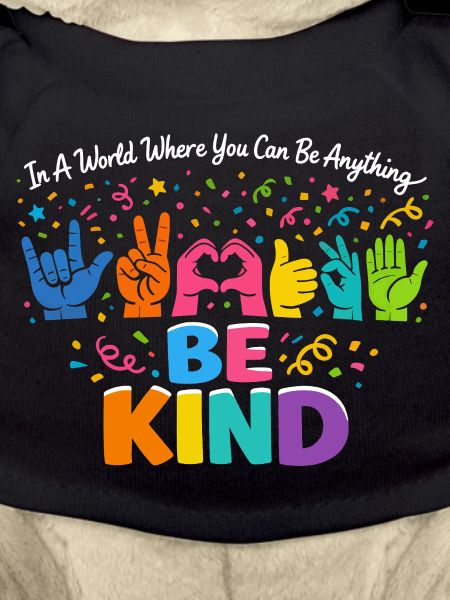 Be Kind Sign Language Inclusive