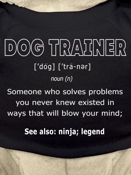 Dog trainer