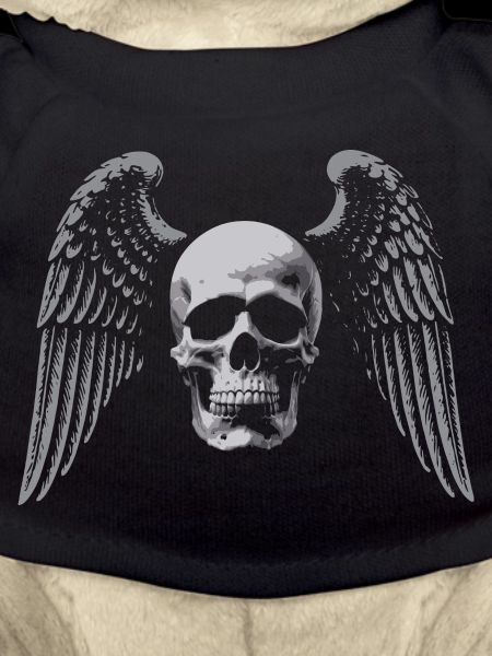Winged Skull Gothic Emblem