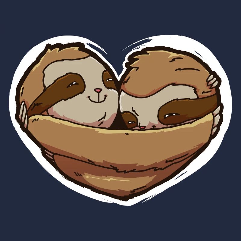 Valentine's day sloths