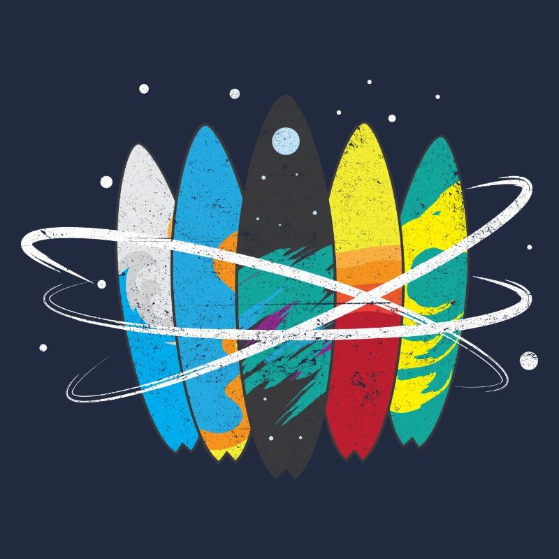 Surfboard universe waves orbit
