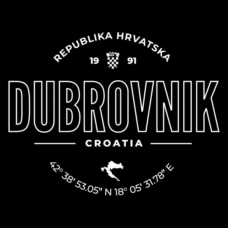 De la Croatie avec amour - Dubrovnik Batch white
