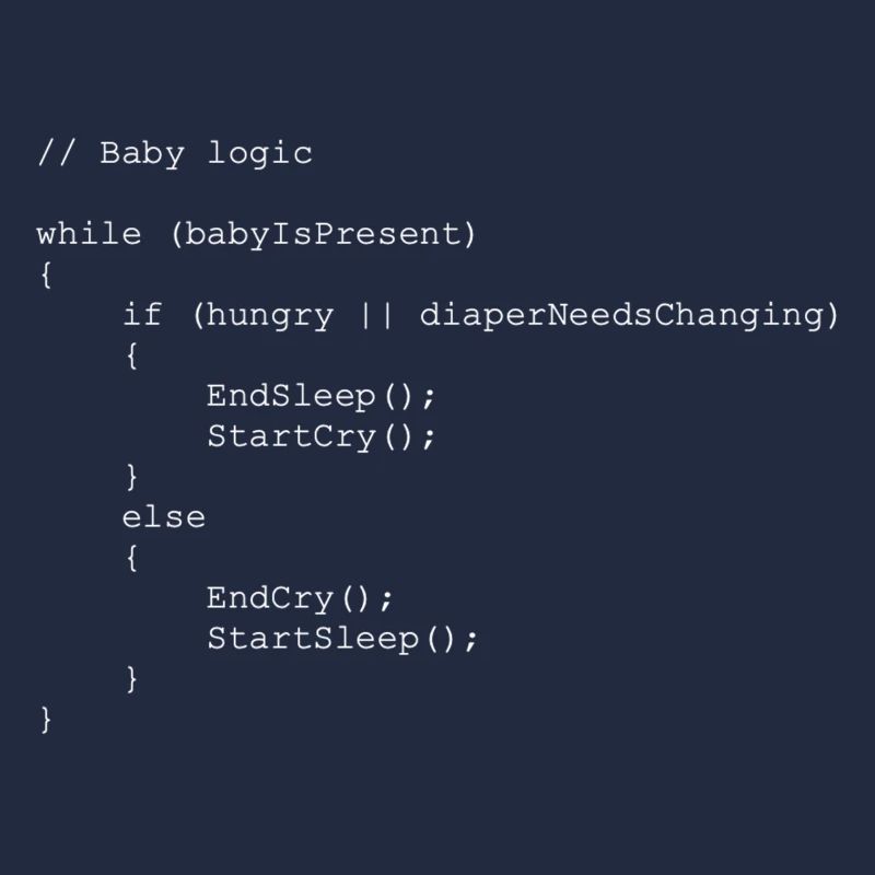 Baby logic programmer gift idea