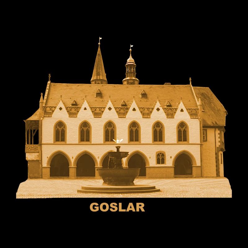 Hôtel de ville de Goslar Harz Basse-Saxe