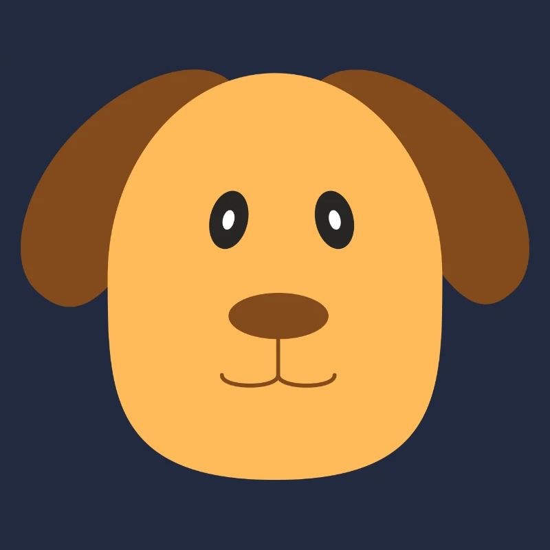 Chien heureux