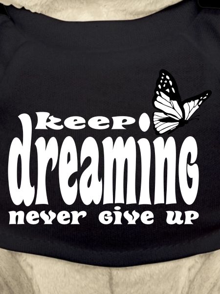 Keep dreaming, never give up
