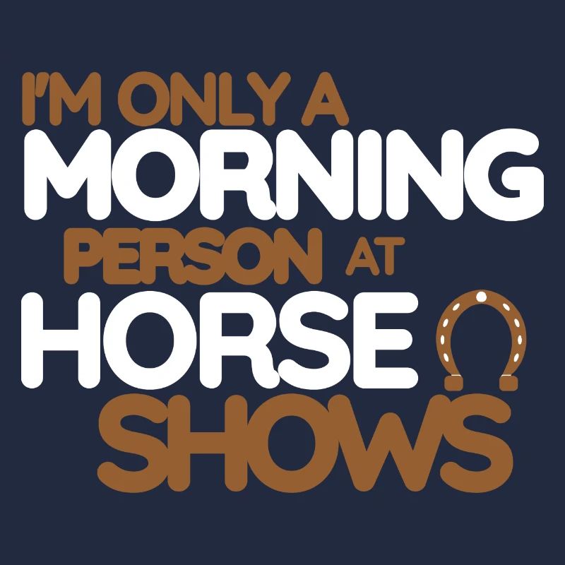 Ich bin nur ein Pferdemensch bei Pferdeshows