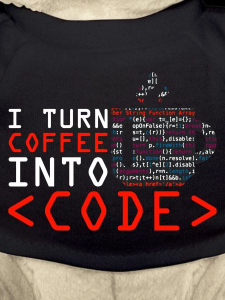 Aus Kaffee Code generieren Programmierer