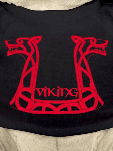 Roter Wikinger-Drache