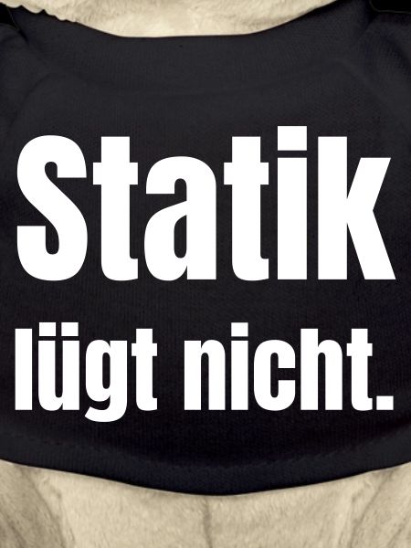 Statik lügt nicht.