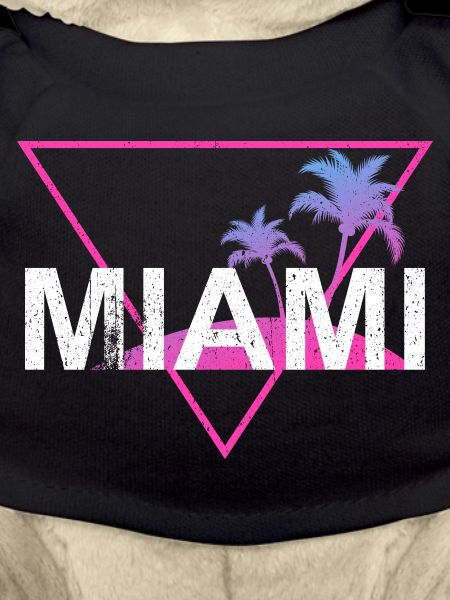 Miami Neon Palm Trees Retro