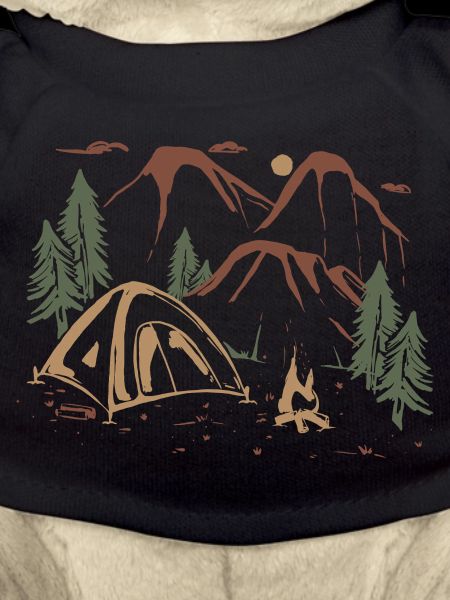 Backcountry Camp Night Sketch
