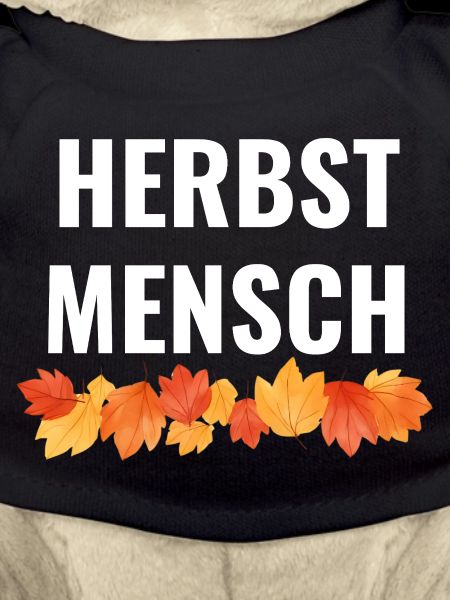 Herbstmensch – Bunte Blätter Statement